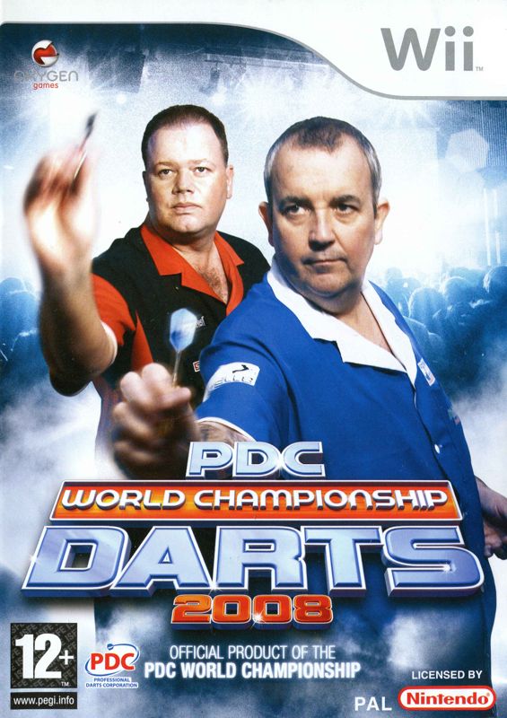 PDC World Championship Darts 2008 box art for Wii